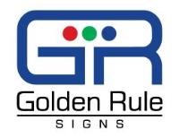 GOLDEN RULE SIGN image 1