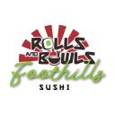 Rolls & Bowls Foothills Sushi logo