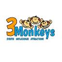 3 Monkeys Inflatables logo