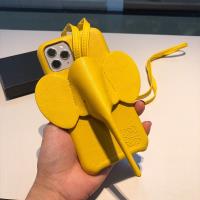 Loewe Elephant Crossbody Phone Case In Yellow image 1