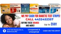 Sell Us Your Strips-Cash for Diabetic Test Strips image 1