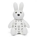 MCM Zoo Rabbit Doll Backpack In White logo