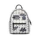 MCM Small Stark Victory Patch Visetos Backpack logo