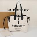 Burberry Medium Soft Cotton Canvas Belt Bag logo