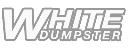White Dumpster logo