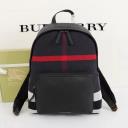 Burberry Abbeydale House Check Leather Backpack logo