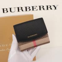 Burberry Luna House Check And Leather Wallet image 1
