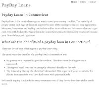 Payday Loans in Connecticut image 1