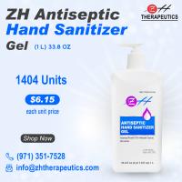 Antiseptic Hand Sanitizer Gel – (1L – 33.8 oz) image 1