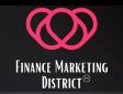 Finance marketing district logo