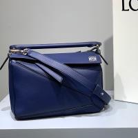 Loewe Small Puzzle Bag Classic Calfskin In Blue image 1