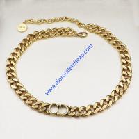 Dior CD Chain Choker Gold image 1