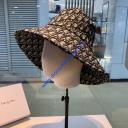 Dior Teddy Bucket Hat Oblique Cotton Blue logo