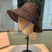 Dior Teddy Bucket Hat Oblique Cotton With Veil image 1