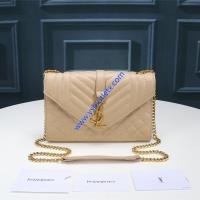 Saint Laurent Small Envelope Chain Bag In Mixed image 1
