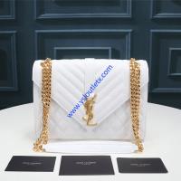 Saint Laurent Medium Envelope Chain Bag In Mixed image 1