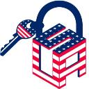 USA Lock & Key logo