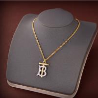 Burberry Gold-plated Monogram Motif Necklace image 1