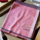 Burberry House Check Cashmere Scarf In Pink logo
