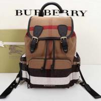 Burberry Rucksack Canvas And Leather In Khaki image 1