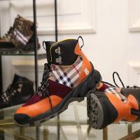 Burberry Contrast Canvas And Leather Men Boots image 1