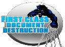 First Class Document Destruction & logo