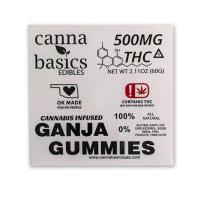 Ganja gummies 500mg canna basics image 1