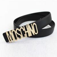 Moschino Logo Buckle Women Large Leather Belt image 1