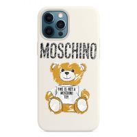 Moschino Brushstroke Teddy Bear iPhone Case White image 1