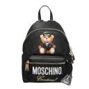 Moschino Loves Printemps Teddy Bear Backpack Black logo