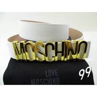 Moschino Logo Buckle Women Large Embossed Belt image 1