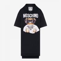 Moschino Micro Teddy Bear Sleeves Jersey Dress image 1