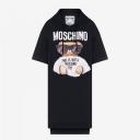 Moschino Micro Teddy Bear Sleeves Jersey Dress logo
