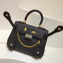 Hermes Kelly Smiling Bag Togo Gold Hardware logo