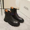 Alexander Mcqueen Wander Chelsea Boots with Shiny logo
