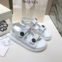 Alexander Mcqueen Tread Sandals with Leather Strap logo
