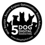 5 dog digital marketing and web design image 1
