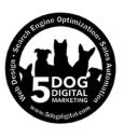 5 Dog Digital Marketing & Web Design of Mcallen logo