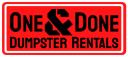 One and Done Dumpster Rentals logo