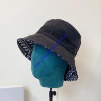 Dior Denim Small Brim Bucket Hat Cotton Black image 1