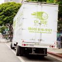Pure moving company logo