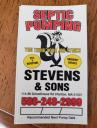 Stevens & Sons Septic Pumping, Inc. logo