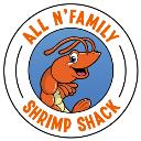 All N' Family Shrimp Shack logo