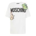 Moschino Animals Patch T-Shirt White logo