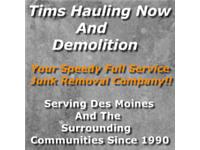 Tims Hauling Now and Demolition image 1