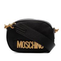 Moschino Lettering Logo Calfskin Shoulder Bag image 1