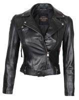 Womens Leather Motorcycle Jacket image 20