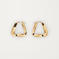Bottega Veneta Essentials Hoop Earrings In Gold image 1