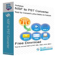 Softaken NSF to PST converter software image 1