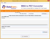 DataVare MSG to PST converter image 1